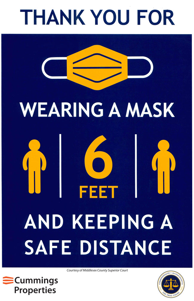 safe distance poster
