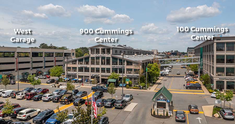 100 Cummings Center entrance