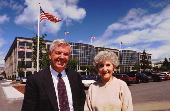 Ada Louise Huxtable and Bill Cummings