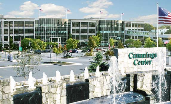 Cummings Center fountains