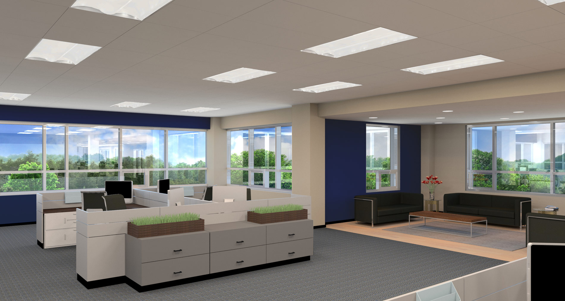 modern office space in Greater Boston