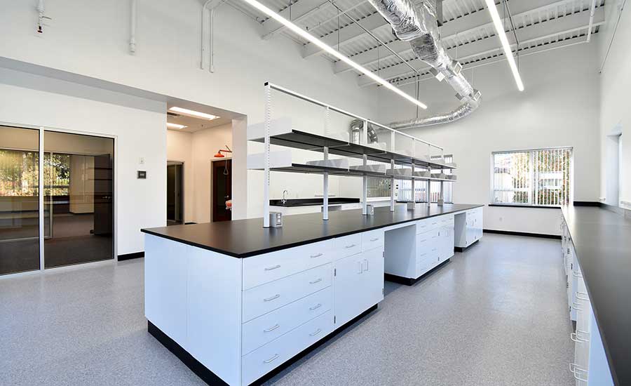 built out lab space